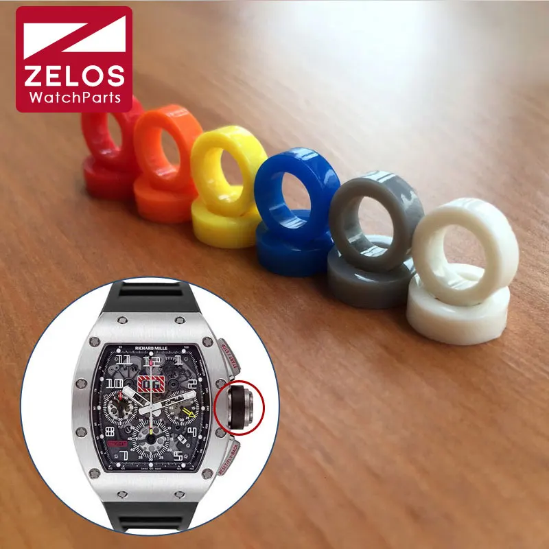 Orologio Corona Anello In Gomma Per Rm Richard Mille Watch Rm011 Rm035 Parti Di Ricambio
