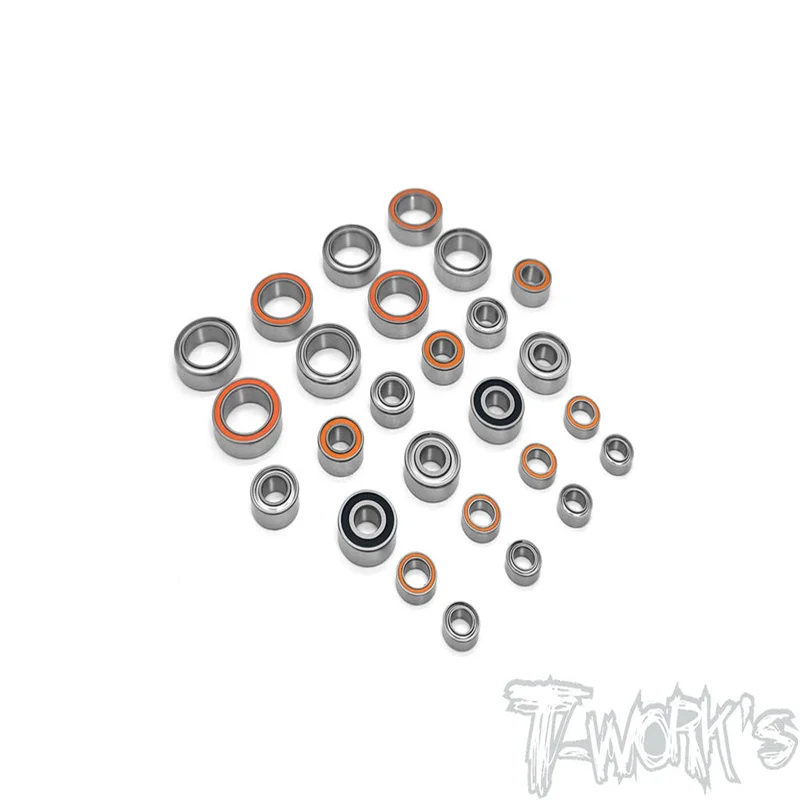 Originale T Works Bbs-B74.1 Set Di Cuscinetti A Sfera Di Precisione (Per La Parte Rc Sssional Rc10 B74.1 )26Pcs.