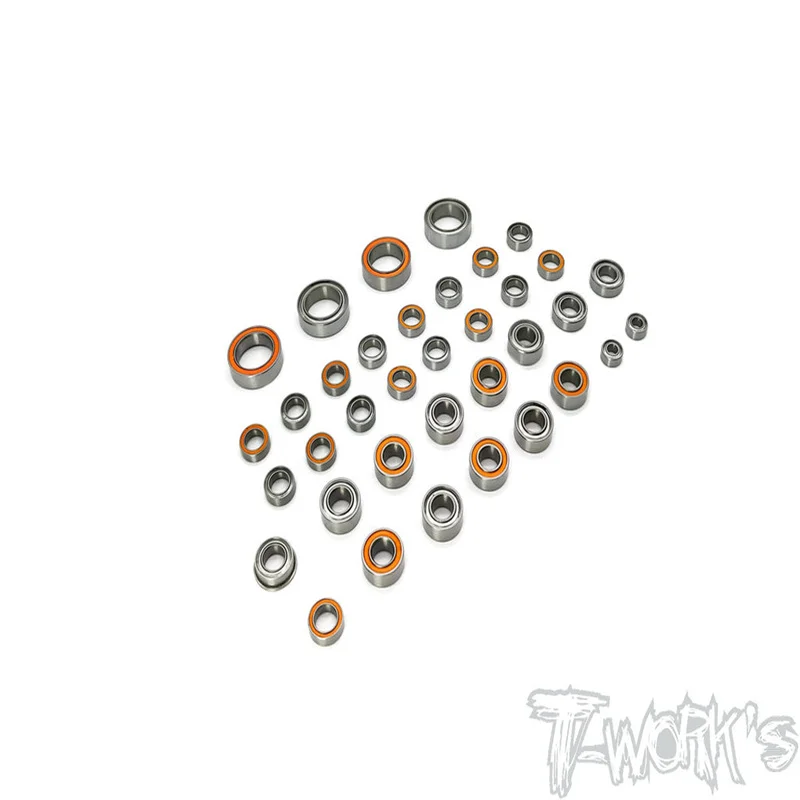 Originale T Works Bbs-Yz2-Cal3 Set Di Cuscinetti A Sfera Di Precisione (Per Yokomo Yz-2 Cal 3 ) 18 Pezzi.