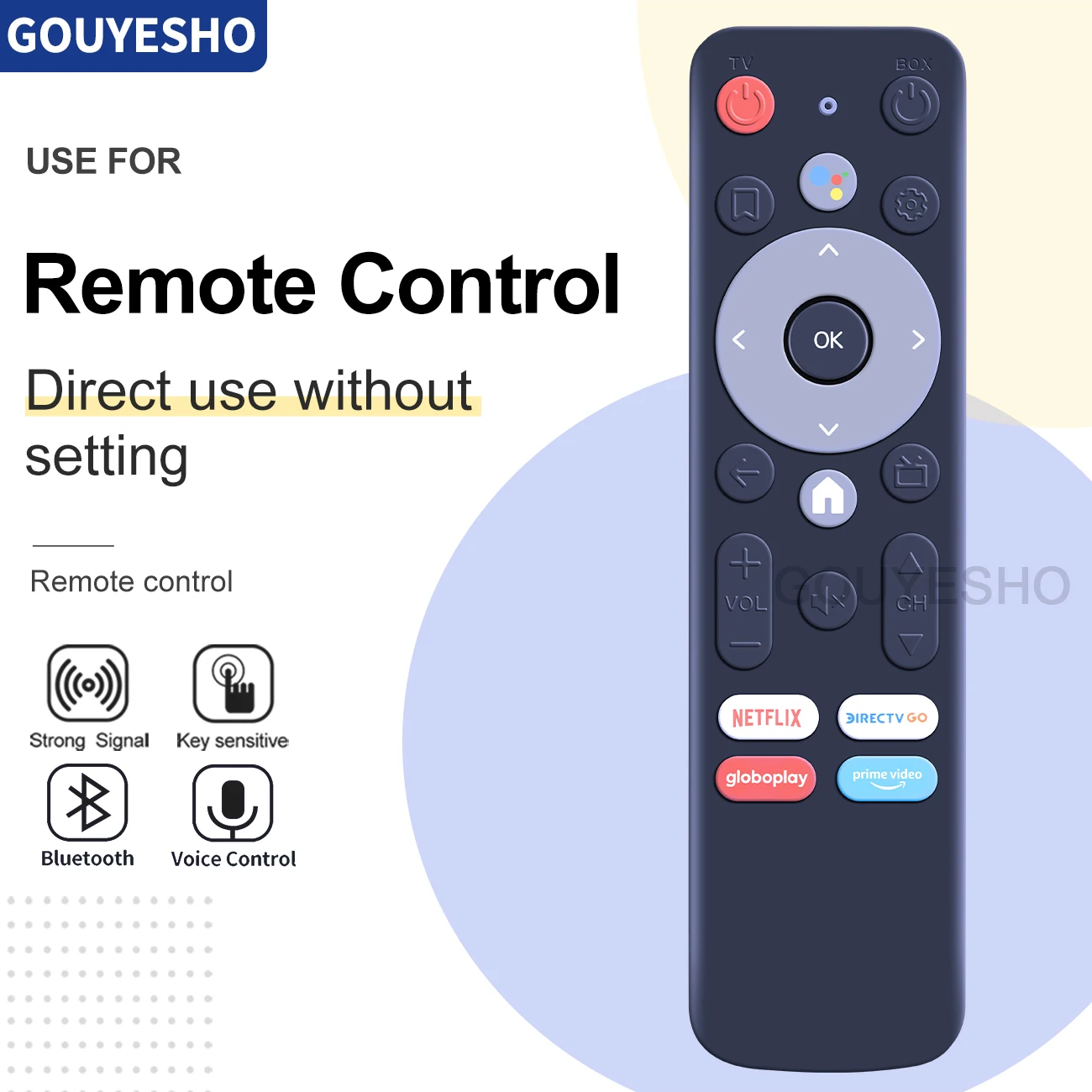Nuovo Telecomando Per Elsys Etri01 Internet Full Hd Smart Tv Stick Tv Box