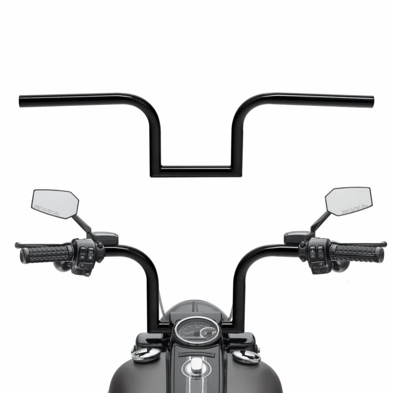 Manubrio Moto 7.48 "Rise Z-Bars 1" Per Harley Dyna Sportster Xl883 Xl1200