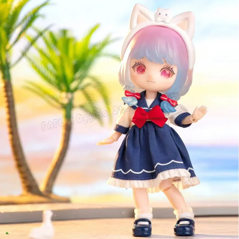 Simontoys Liroro Summer Island Series Ob11 1/12 Blind Box Toys Guess Bag Mystery Box Mystery Caixa Action Figure Surpresa