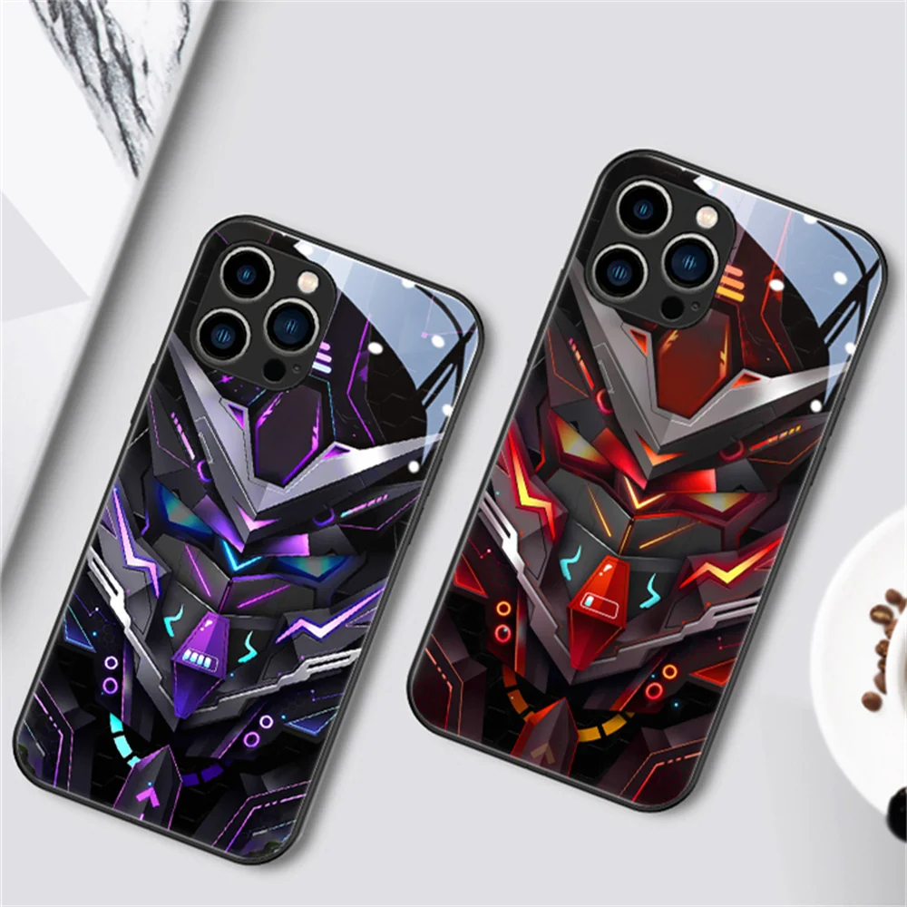 Fashion Popular Sale Design Smart Led Light Music Custodia Luminosa Per Cellulare Per Iphone 15 14 13 12 11 Pro Max X Xr Xs Plus