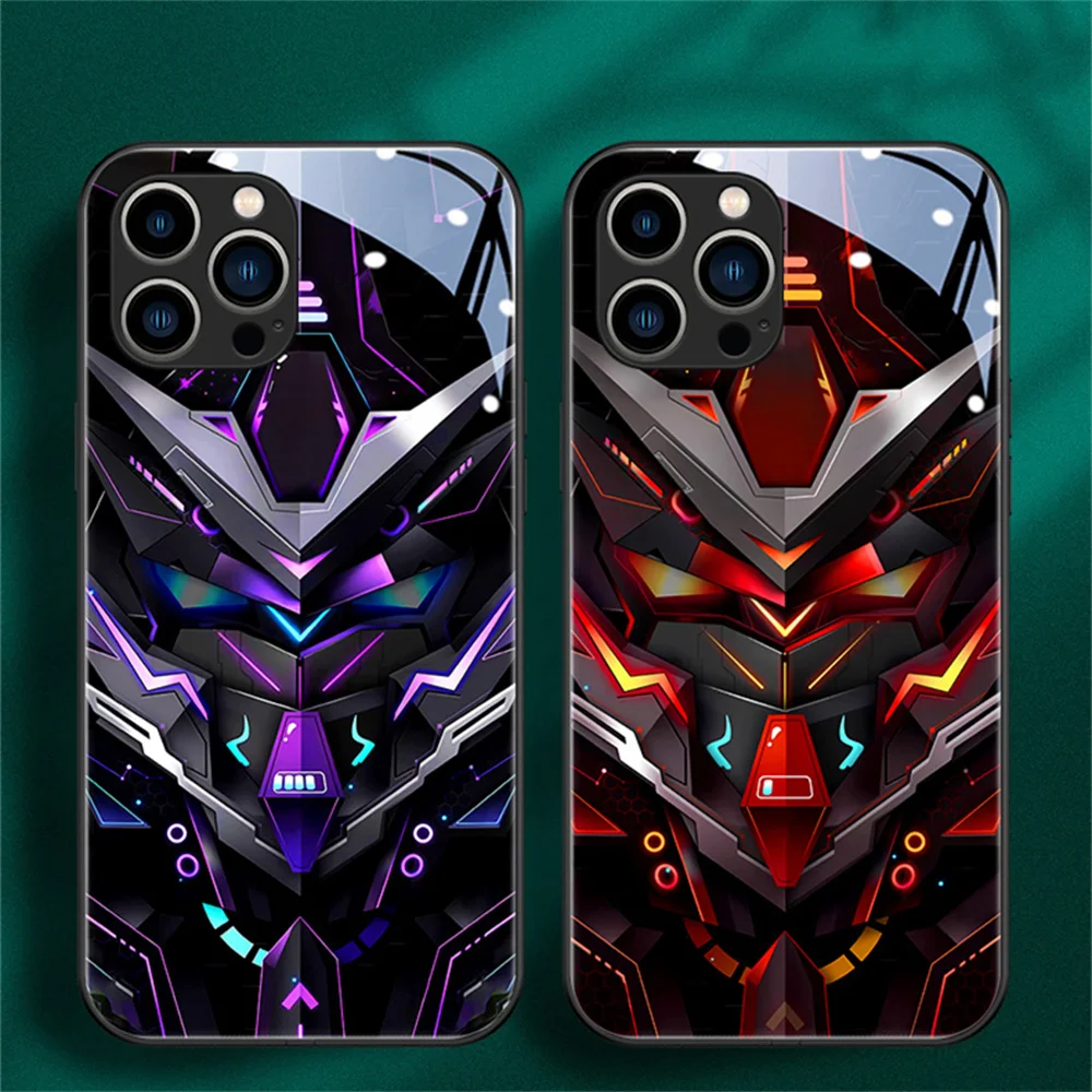 2024 Fashion Popular Sale Design Smart Led Light Music Custodia Luminosa Per Cellulare Per Iphone 15 14 13 12 11 Pro Max X Xs Xr Cover