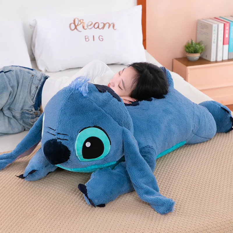 100Cm Big Size Disney Stitch Cartoon Anime Pillow Doll Peluche Cartoon Rag Doll Home Decor Girls Gift