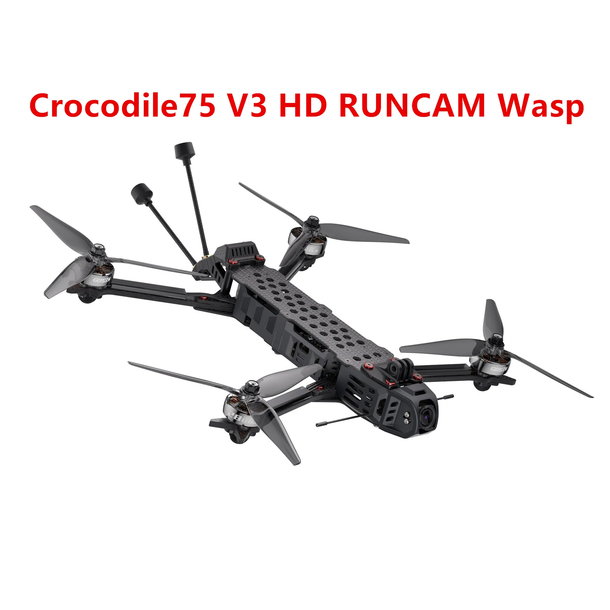 Geprc Crocodle75 V3 Runcam Wasp Link Hd Vtx Rc Drone Fpv A Lungo Raggio Compatibile Occhiali Dji V1/V2