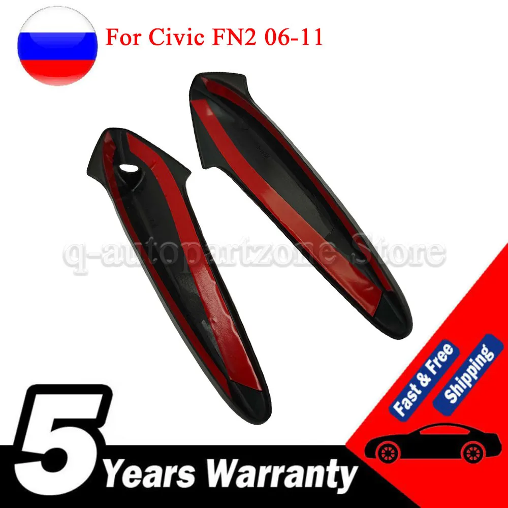 Per Civic Fn2 06-11 Con 1 Porta Con Foro Chiave Maniglie Per Porte In Fibra Di Carbonio Per Honda Civic Fn Fk Fn2 Tipo R 2006 2007-2011 Euro Civic