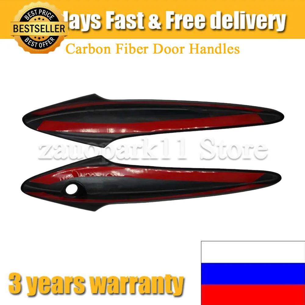 Per Civic Fn2 06-11 Con 1 Porta Con Foro Chiave Per Honda Civic Fn Fk Fn2 Tipo R 2006 2007-2011 Euro Civic Maniglie Per Porte In Fibra Di Carbonio