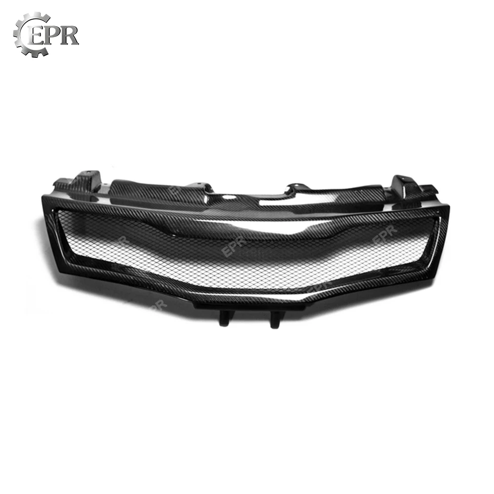 Carbonio Paraurti Griglia Per Honda Civic Fn2 Tipo R In Fibra Di Carbonio Griglia Anteriore (2007-2011) Body Kit Tuning Assetto Parte Per Civic Fn2 Da