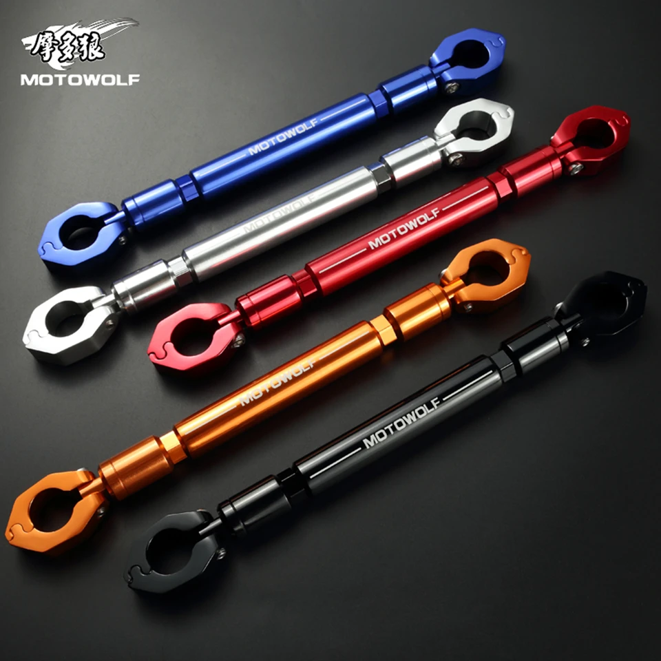 Motowolf Universale Moto/Scooter/Sport-Bike/Ciclo Rinforzato Crossbar Motor Phone/Gps/Spotlight/Fari Staffa Di Montaggio
