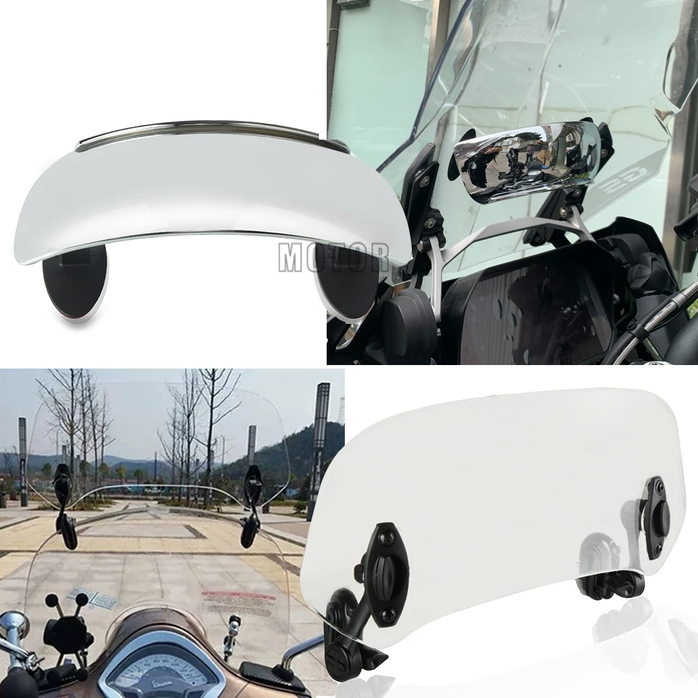 Specchietto Retrovisore Grandangolare Regolabile Per Parabrezza Moto Per Yamaha Fjr1300A As Xt 1200 660 Z Tmax 560 530 500 Bmw