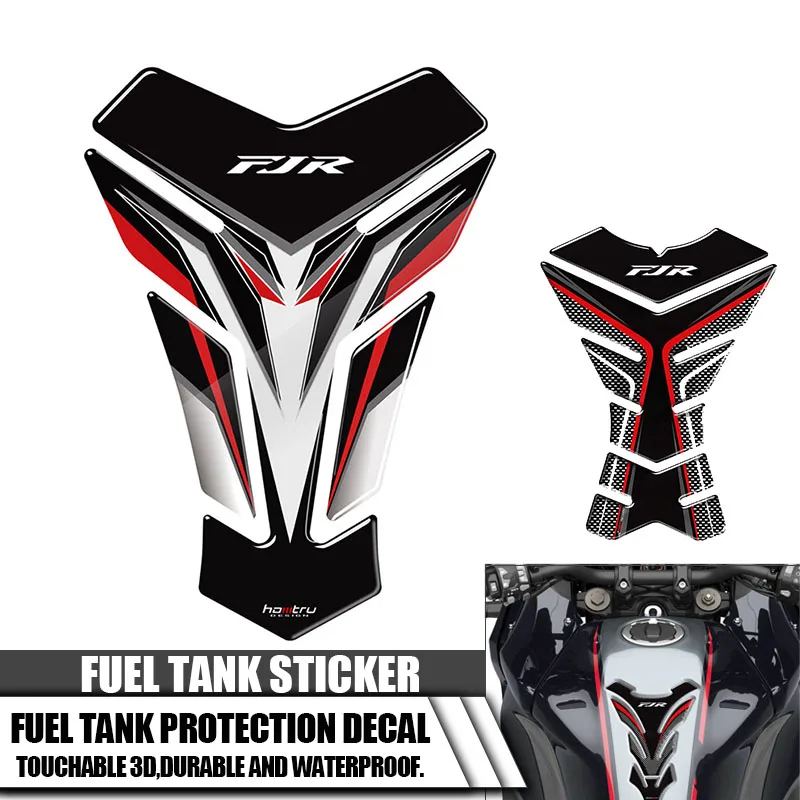 Fjr1300 Moto 3D Resina Serbatoio Carburante Guarnizione Serbatoio Carburante Protezione Adesivo Decalcomania Per Yamaha Fjr 1300 1200 Fjr1300 1200 A A