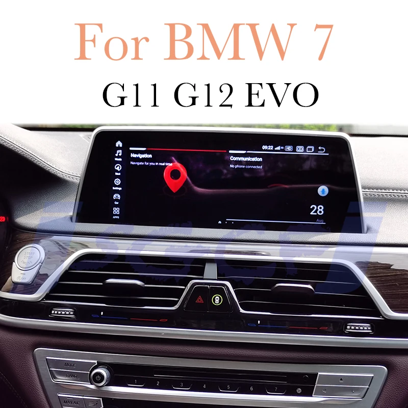Per Bmw Serie 7 G11 G12 Idrive Vectra Mgu Evo Id7 Ui Carplay 360 Birdview Car Stereo Audio 4G Sim Navigazione Gps Navi Radio