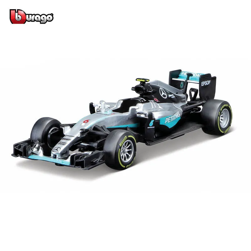 Bburago 1:43 2016 Mercedes F1 Wo7 Hybrid 2016 #6 Nico Rosberg Alloy Luxury Vehicle Diecast Cars Model Toy Collection Gift