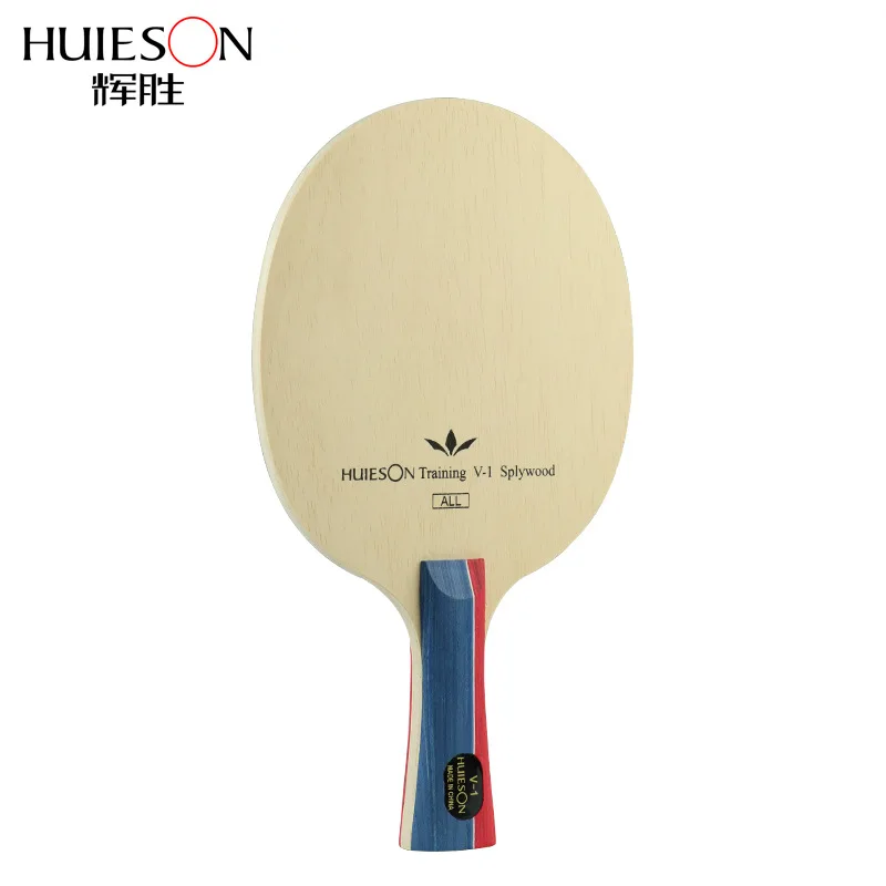 Huieson 4 Strati Ayous + Big Central Paulownia Lama Da Ping Pong V1, Racchetta Da Ping Pong Leggera In Legno Massello Accessorio Fai Da Te