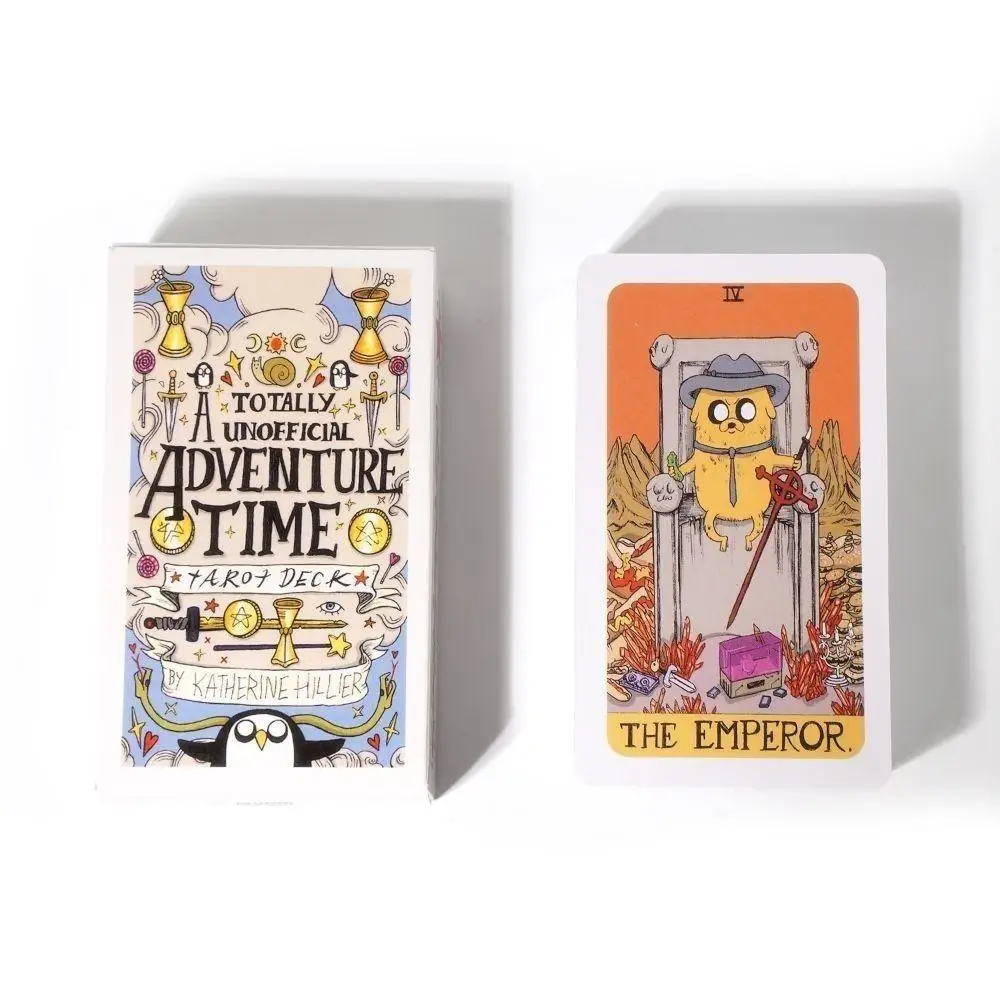 Adventure Time Tarocchi 10.3X6Cm, Set Di 22 Major Arcana E 56 Minor Arcana