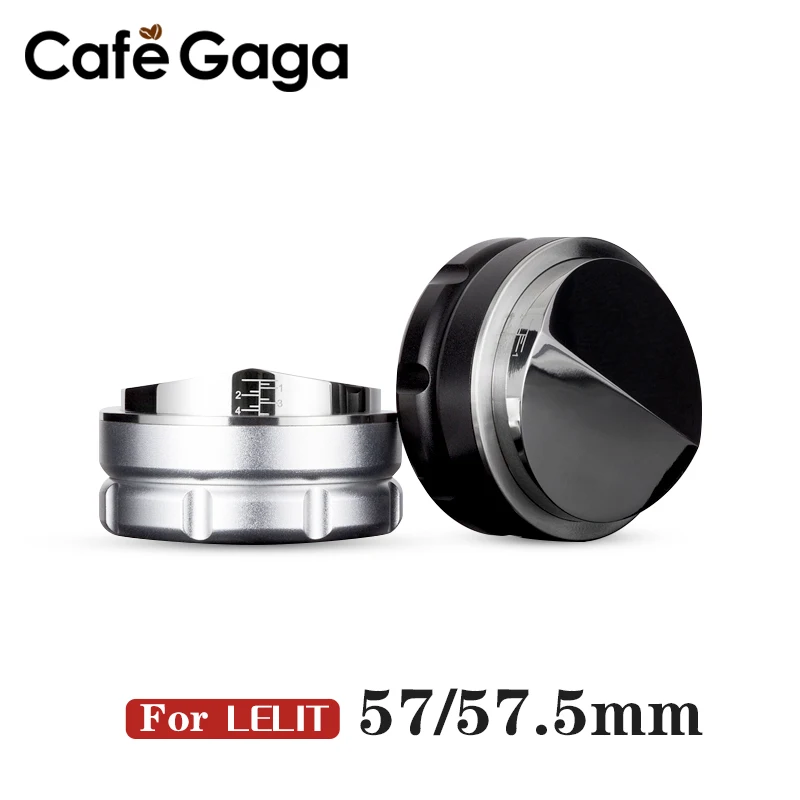 57Mm 57.5Mm Distributore Di Caffè Tamper In Acciaio Inossidabile Per Accessori Per Caffè Di Distribuzione Convessa Di Lelit Anna Anna Barista Tools