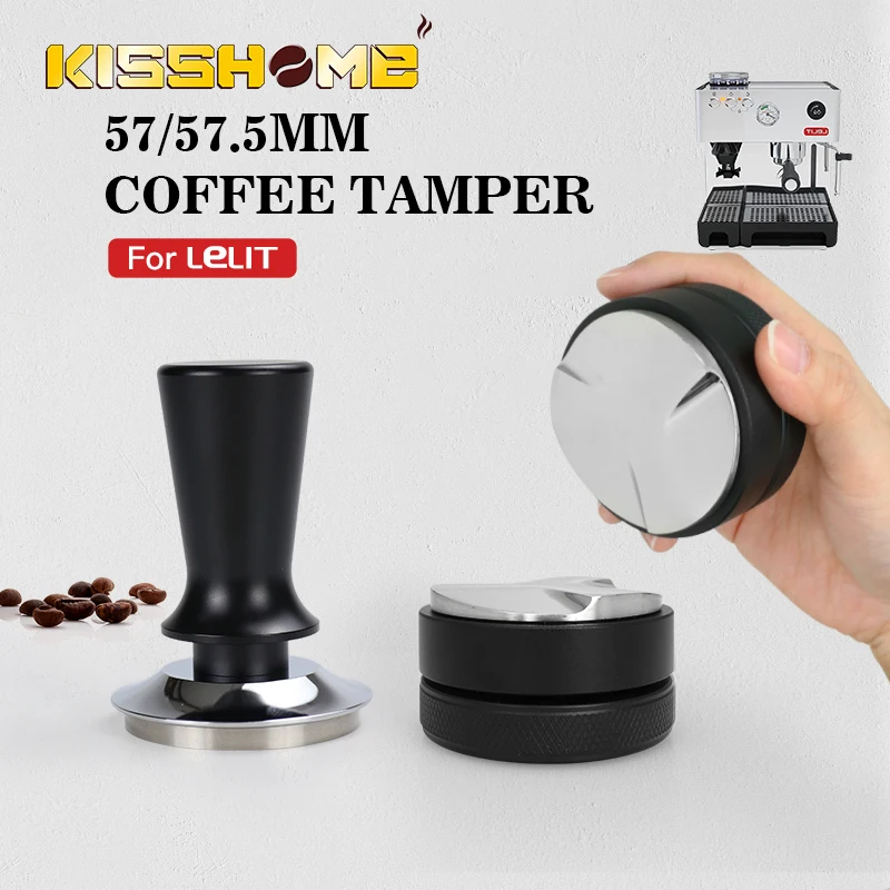 Tamper Per Caffè 57Mm 57.5Mm Strumenti Per Distributori Di Elasticità A Pressione Costante Per Accessori Per Macchine Per Caffè Espresso Lelit Anna Ba