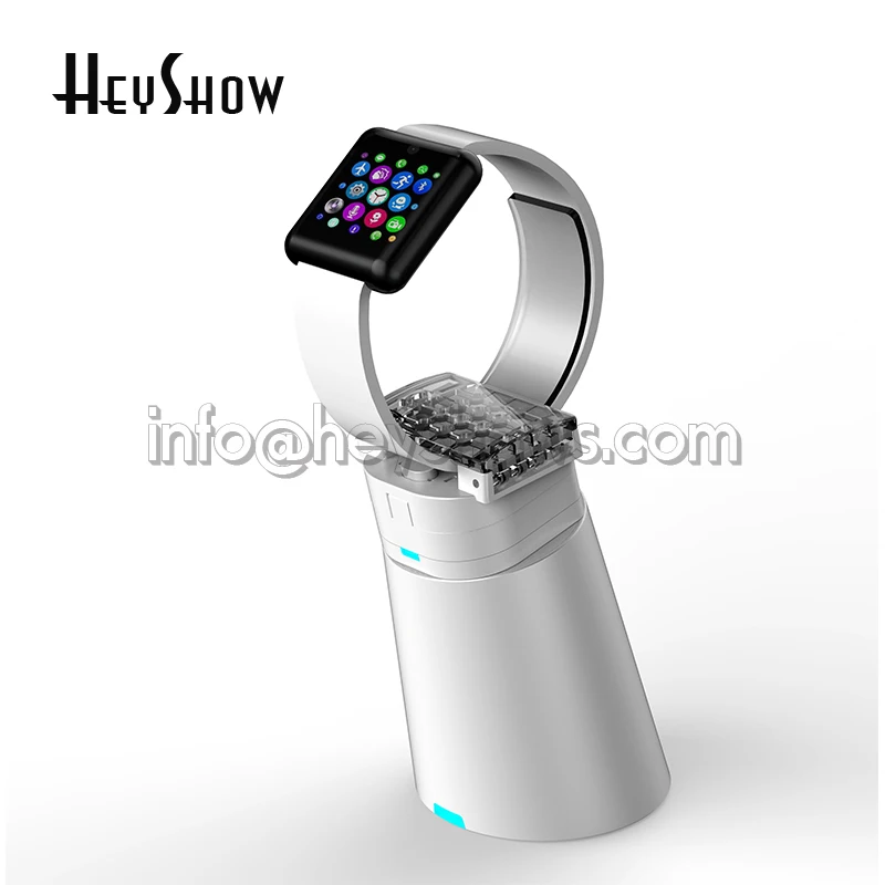 Wireless Smart Watch Security Display Stand Iwatch Sistema Di Allarme Antifurto Sony Watch Supporto Antifurto Apple Watch Alarm Holders