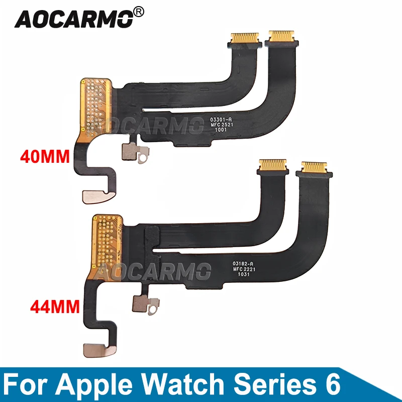 Aocarmo Per Apple Watch Series 6 40Mm 44Mm Series6 Schermo Lcd Flex Cable Parti Di Ricambio