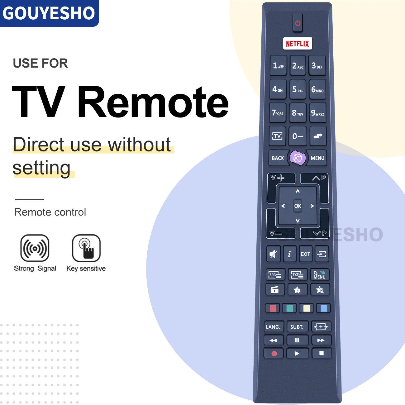 Telecomando Tv Rc4995 Rca4995 Per Edenwood Ed3204Hd Ed5500Uhd Hitachi 24 Hb4C05 Medion Final Lux Telefunken Hyundai Ed2400Hd