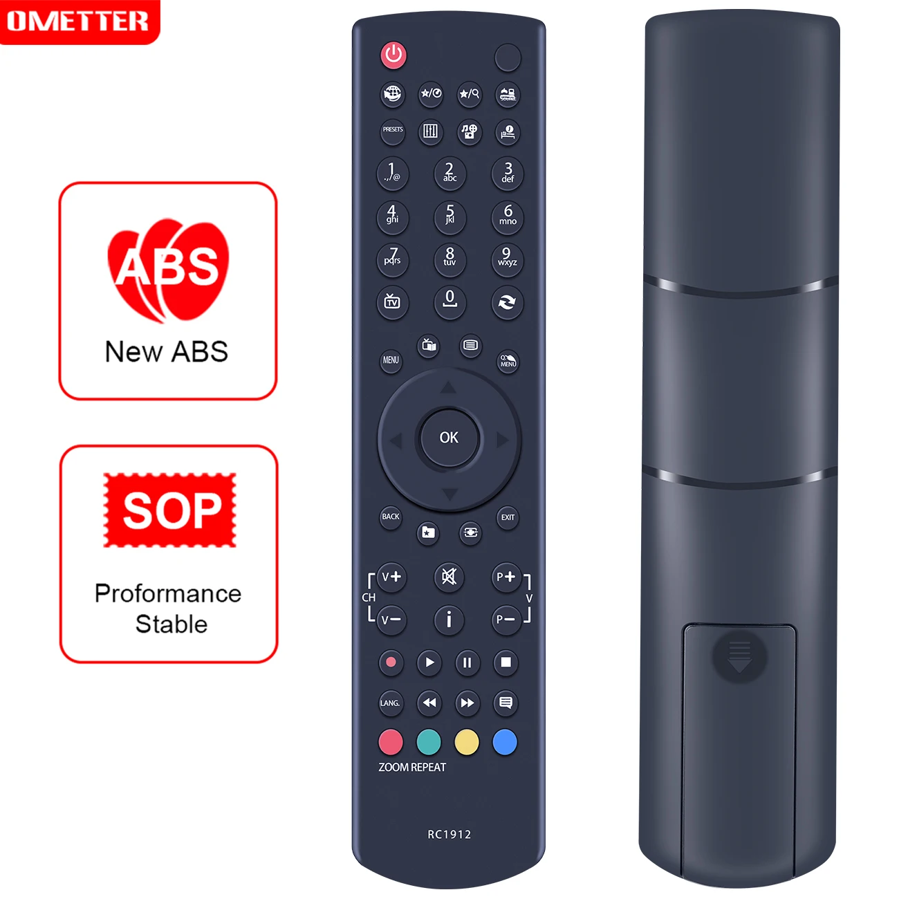 Nuovo Rc1912 Per Celcus Techwood Polaroid Vestel Telefunken Tv Telecomando 22167Fhddvd P48Led14 Dled32167Hd