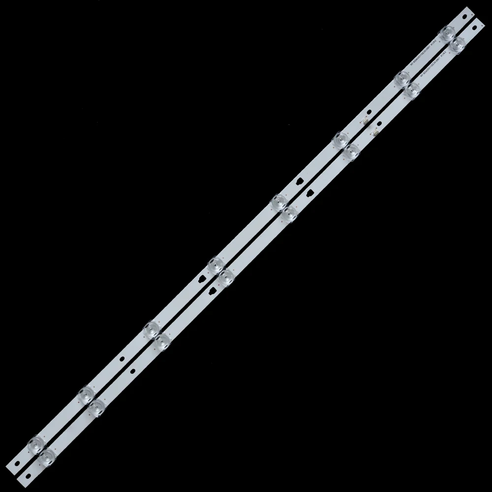 Striscia Led 2/8 Pezzi Per Tv 40 "Skyworth Rf-Bs400011Se30-0801 40 W5 Harper 40 F6750Ts Hundai H-Led40Es5004 Tcl Dexp Telefunken Aoc