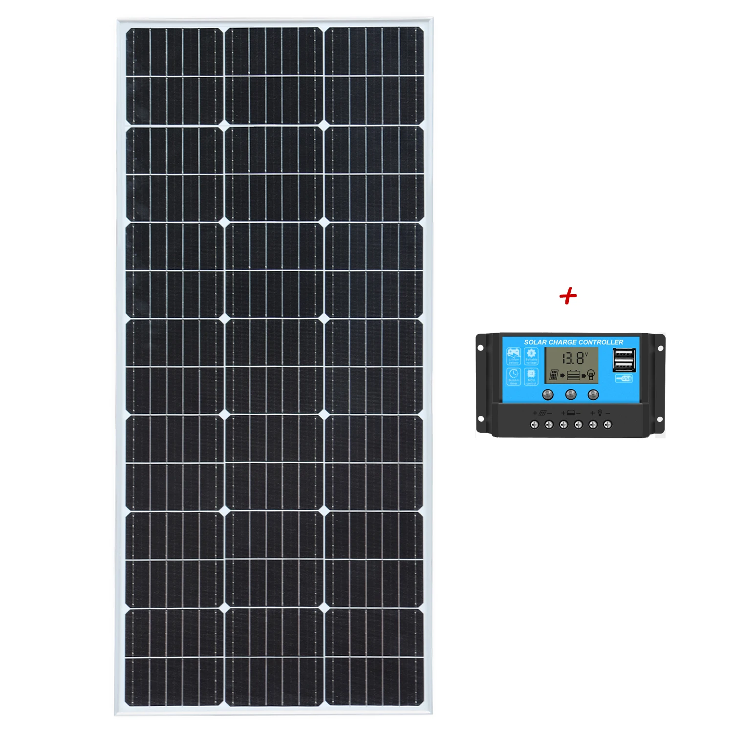 Xinpuguang 23.1V Solar Panel Kit Pannello Solare Rigido Da 150 Watt O Pannelli Solari 18V 120W Carica Batteria Da 12V Cina Caricabatterie Per Sistema 