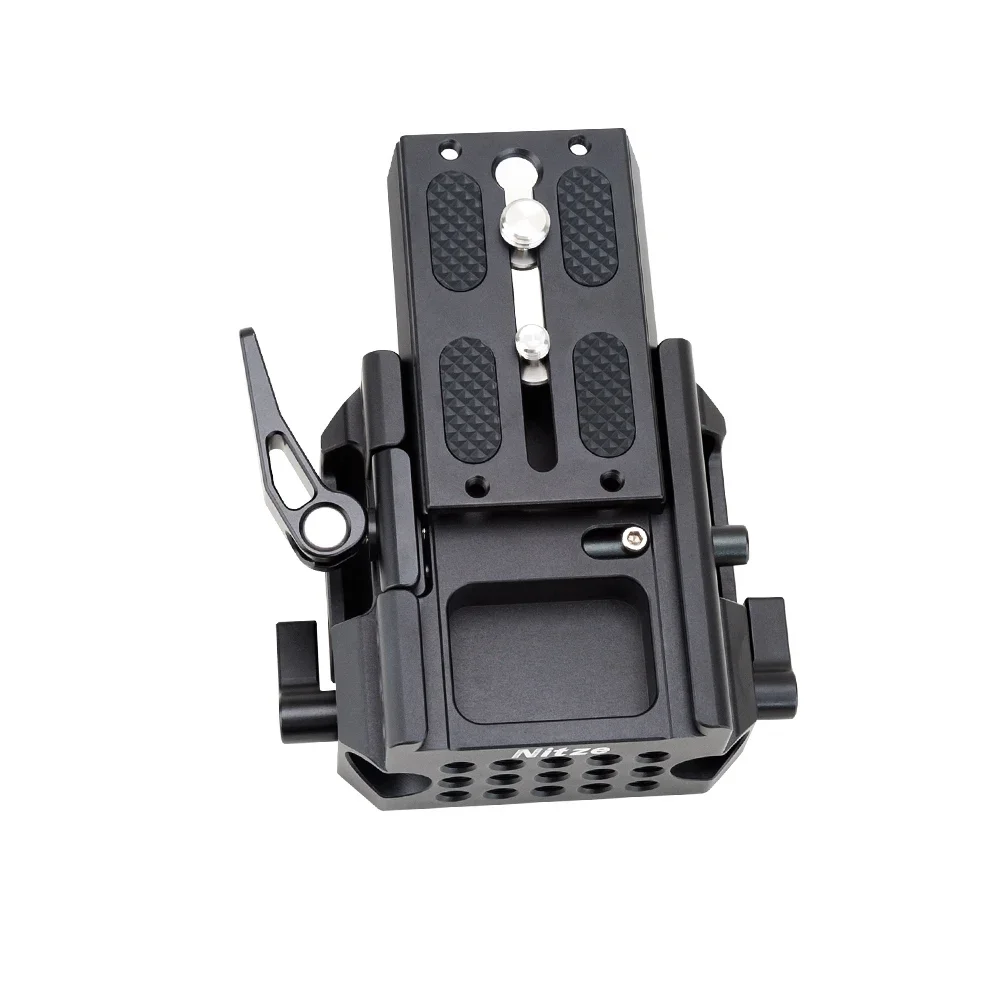 Nitze 15Mm Lws Piastra Di Base Pb13 Per Dslr Cage Rig Z Cam E2 Bmpcc Rosso Komodo 6K Pro Panasonic Bgh1 Bs1H