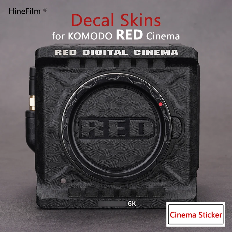 Red Komodo 6K Decal Skin Per Red Komodo 6K Skin Per Fotocamera Protector Ordito Cover Pellicola Adesivo Antigraffio Corte Avvolge Custodie