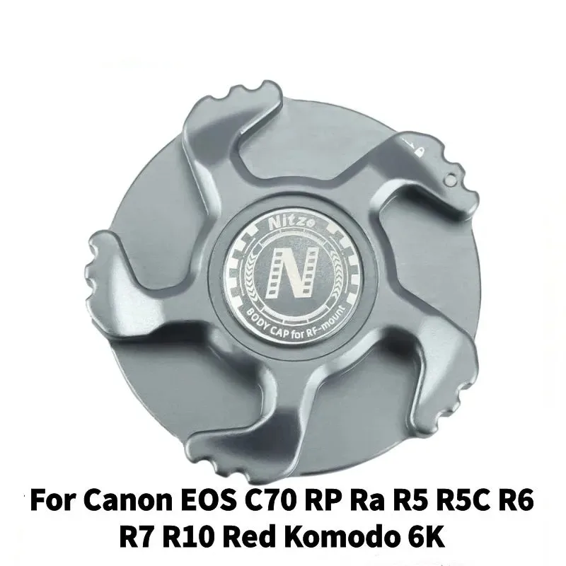 Nitze Rf Mount Camera Body Cap Per Canon Eos C70 Rp Ra R5 R5C R6 R7 R10 Red Komodo 6K