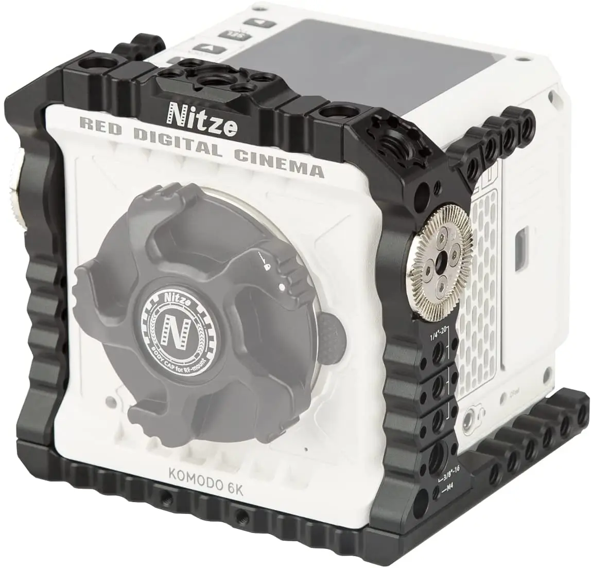 Nitze Cage Mount W Nato Rail Arri Rosetta Per Red Komodo 6K Digital Cinema Camera