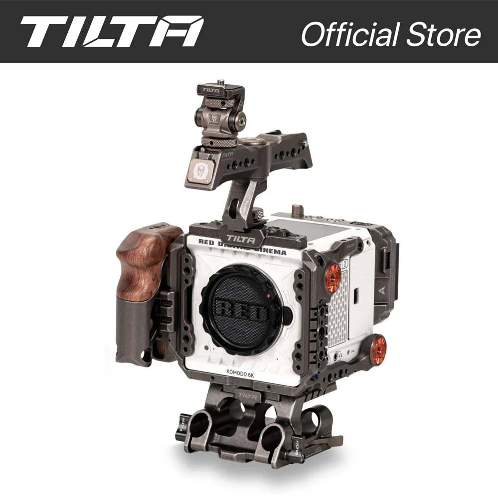 Tilta Red Komodo 6K Ta-T08 Gabbia Per Fotocamera Per Red Komodo 6K Film Piastra Di Base Kit Maniglia Superiore A-E