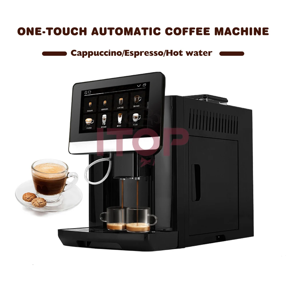 Itop Cm-Oft50 One Touch Caffettiera Automatica 19Bar Ulka Pump Make 20 + Bevande Fancy Coffee Machine Latte Espresso Restreto