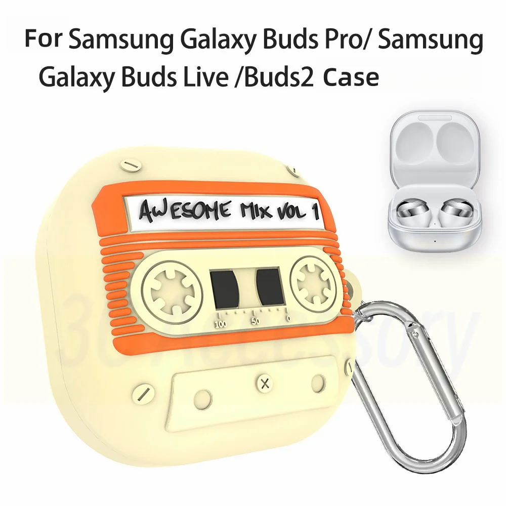 Nuovo Per Samsung Galaxy Buds 2 Pro/Fe/Buds Live Cover Cuffie Bluetooth Senza Fili Custodie In Silicone Per Galaxy Buds Fe Cover Funda