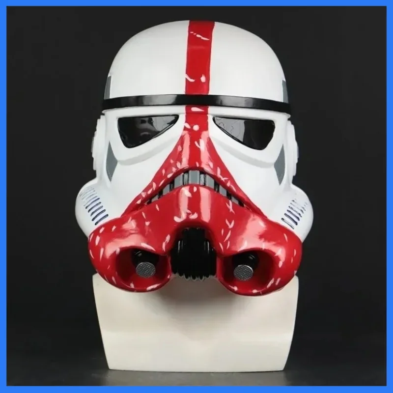 Star Wars Halloween Live Role Play Puntelli White Soldier Helmet Mask The Force Awakes Stormtrooper Battle Helmet Ornament Gift
