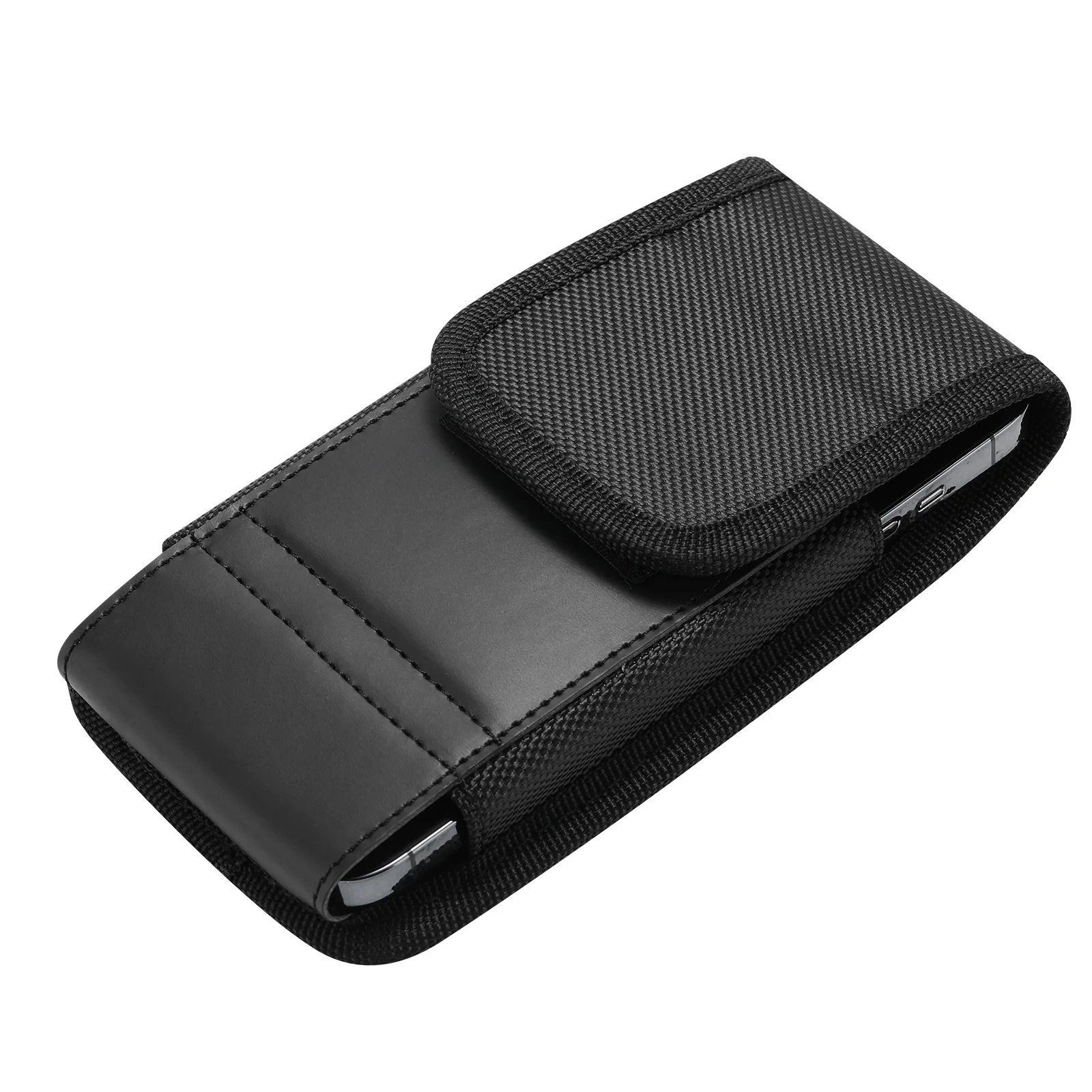 Per Unihertz 8849 Tank 2 Golden Eye Luna Ticktock-S Vertical Mobile Phone Holster Card Oxford Nylon Cintura In Tessuto