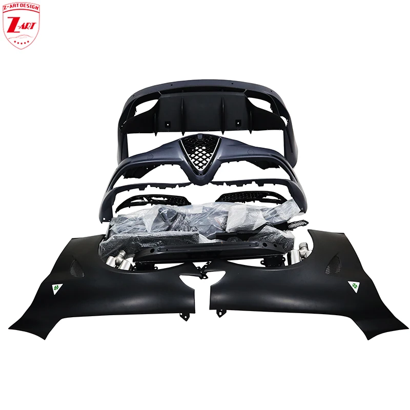 Kit Carrozzeria Z-Art Qv Per Kit Carrozzeria Alfa Romeo Giulia Pp Per Paraurti Stile Qv 2016-2021