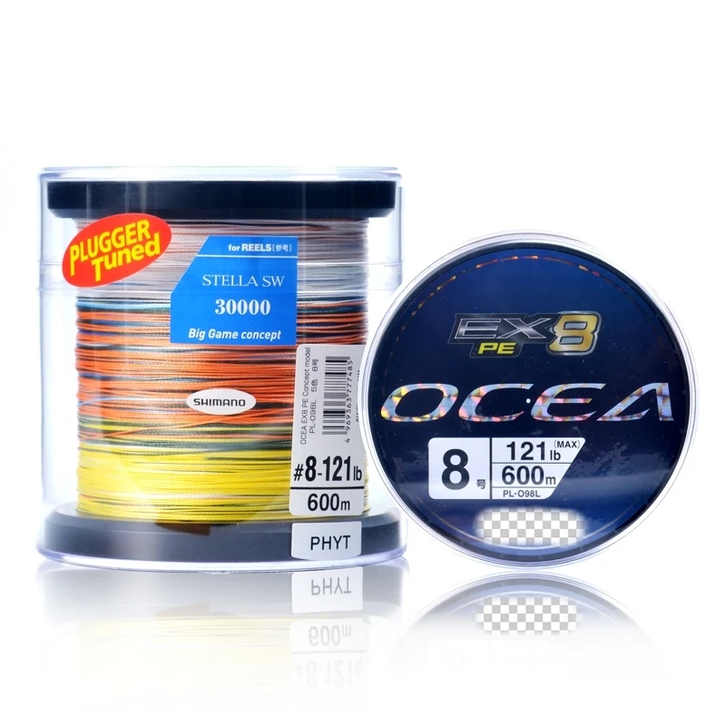 Originale Giappone 300M 500M Attrezzatura Da Pesca Mainline Ex8 Deep-Sea 8 Filo Intrecciato Pe Filo Elettrico A Trefoli Barca Pesca Lenza