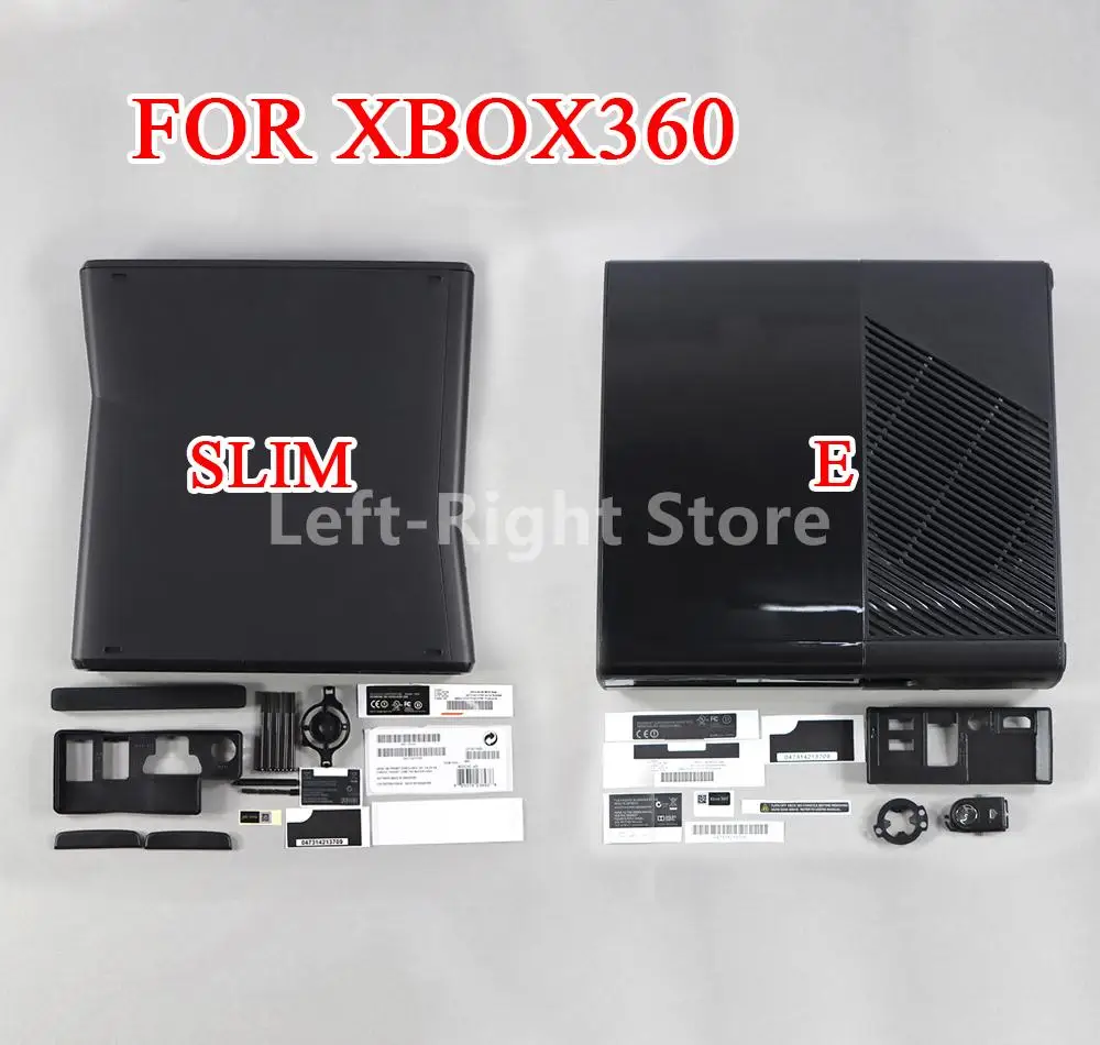 1Set Per Xbox 360 Slim E Di Alta Qualità Set Completo Custodia Custodia Shell Per Xbox 360 Slim Xbox 360 E Console Slim Sostituzione