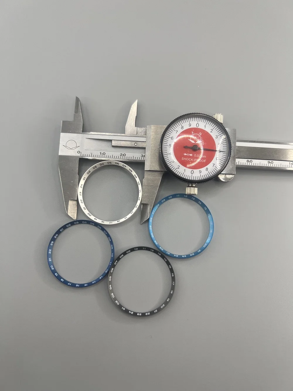 Anello Capitolo In Ottone 24 Ore 30.5*27.5Mm Adatto Per Orologio Seiko Nh34 Nh35 N36 Skx 007 009 Sprd