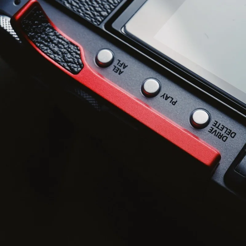 Alluminio Metallo Allungare La Presa Del Poggiapolsi Per Fuji Fujifilm X-E4 Aggiornamento Della Fotocamera Fotocamera Hot Shoe Cover Fuji Xe4