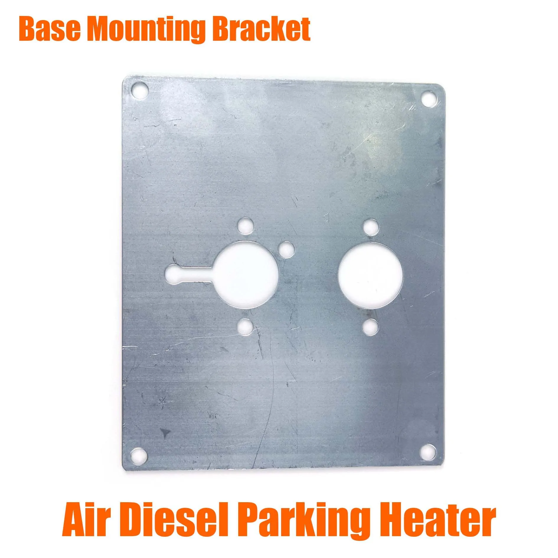 Staffa Di Montaggio Della Base Del Riscaldatore Diesel Dell'Aria Piastra Del Pavimento Pad Stailess Metal Silver Per Eberspacher Webasto Propex Car Tr