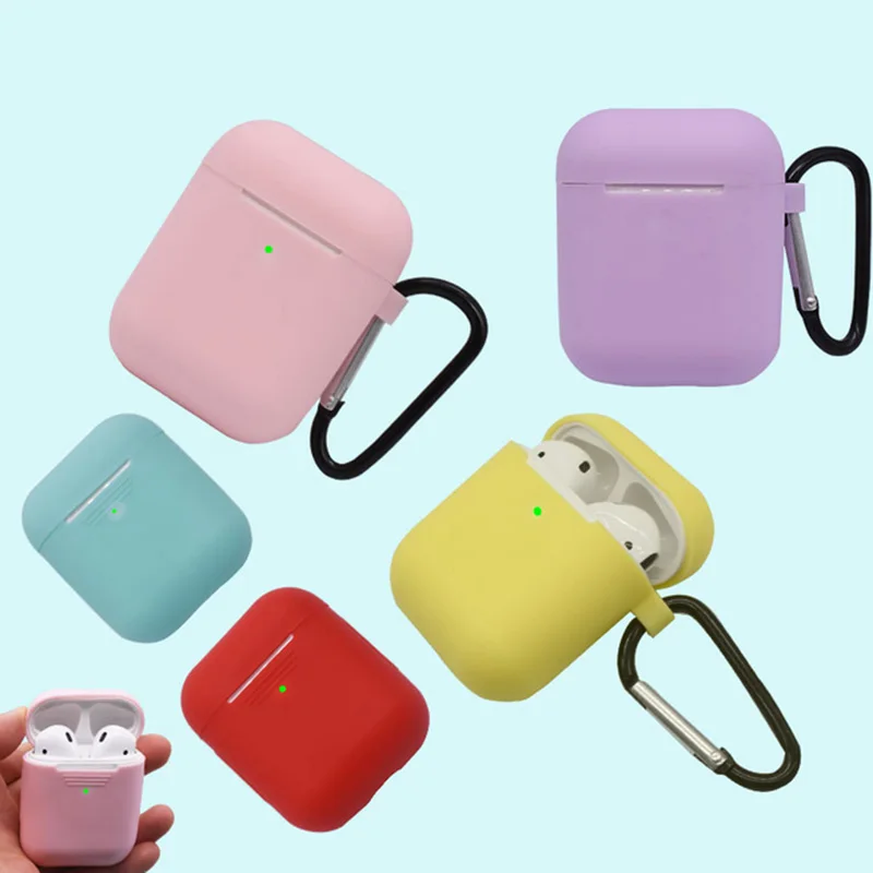 Mini Custodia Morbida In Silicone Per Apple Airpods Cover Antiurto Per Apple Airpods Custodie Per Auricolari Per Air Pod Custodia Protettiva