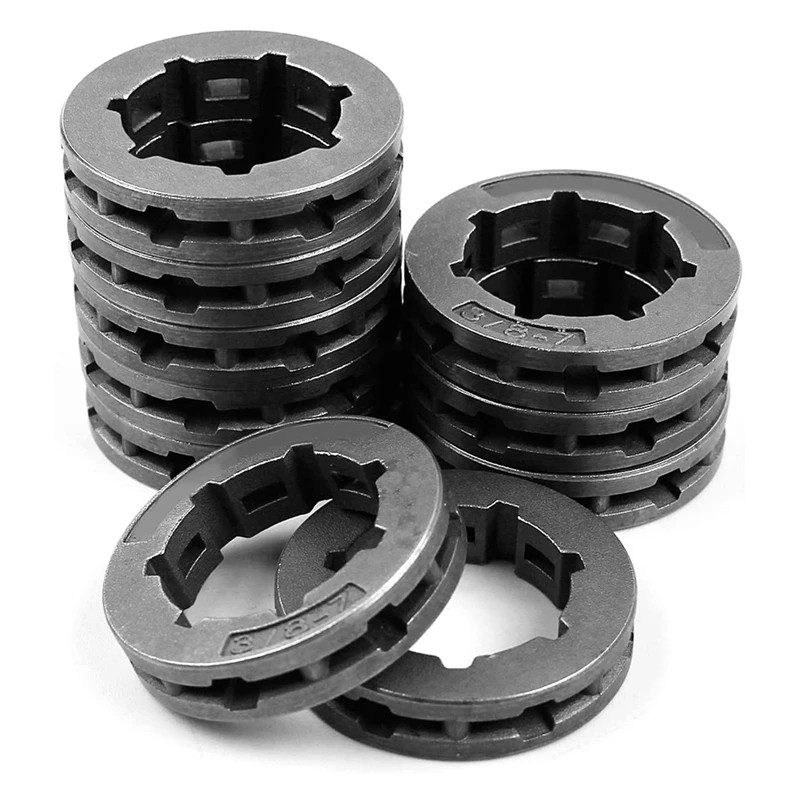 10Pcs 3/8 Inch 7T 22Mm Chain Drive Rim Sprocket For Husqvarna 266 268 272 280 285 288 355 362 372Xp 380 385Xp Chainsaw