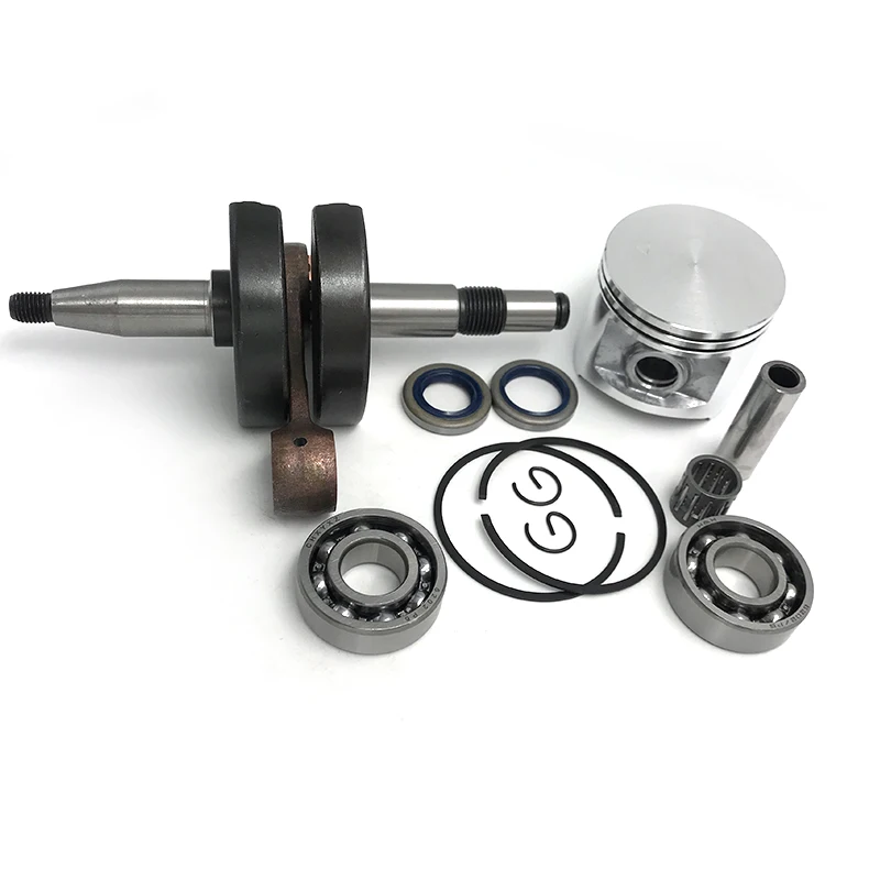 Albero Motore Crank Shaft Cuscinetto Olio Seal & Big Bore 50 Millimetri Pistone Set Per Husqvarna 365 362 371 372 Xp Motosega Parti Di Motore