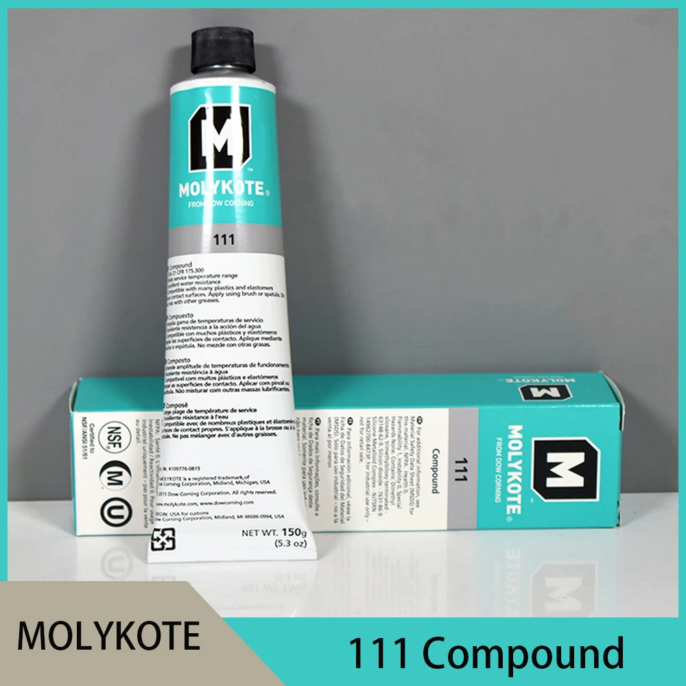 Molykote 111 Composto Impedisce Alle Guarnizioni Di Attaccare Al Metallo E Resiste Agli Agenti Atmosferici E Al Lavaggio Dell'Acqua