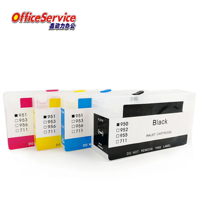 Cartuccia Di Inchiostro Ricaricabile Compatibile Per Hp 950 951Xl, Per Officejet Pro 8100E 8600 8610 8620 8630 8640 8660 8615 8625 Stampante