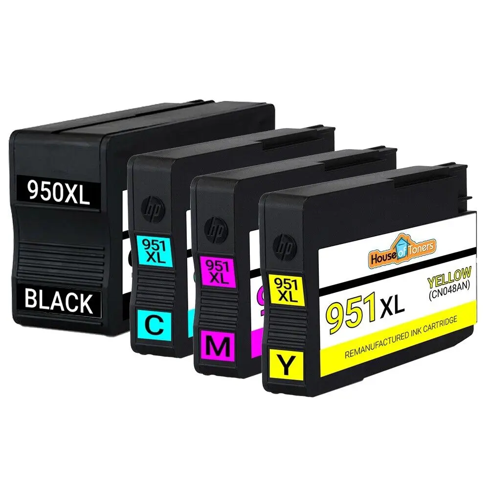 Cartucce Di Inchiostro 4Pk 950Xl 951Xl Per Hp Officejet Pro 8100 8600 8610