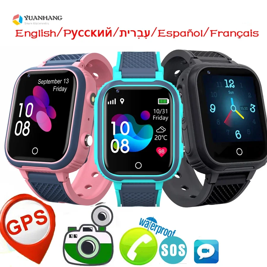 Smart 4G Remote Camera Gps Wi-Fi Kid Student Smartwatch Sos Video Call Monitor Tracker Posizione Whatsapp Android Phone Watch